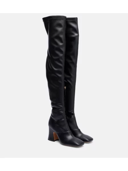 Cizme Chloé din piele negru