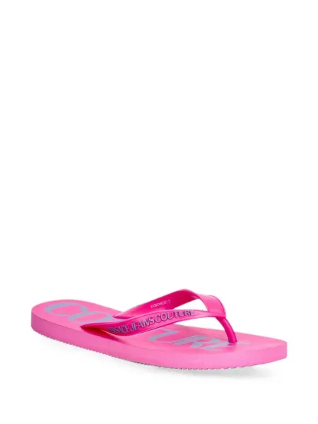 Șlapi Versace Jeans Couture cu imagine roz
