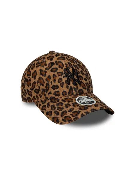 Șapcă New Era cu model leopard bej