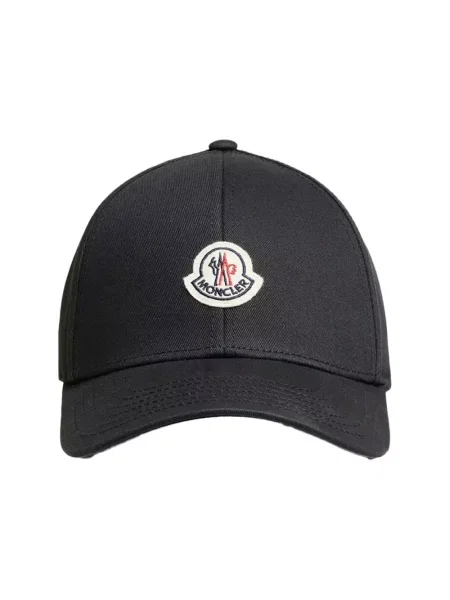 Czapka z daszkiem Moncler czarna