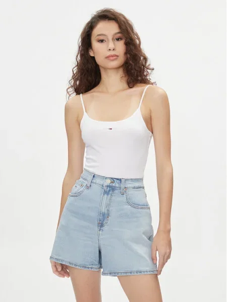 Боди Tommy Jeans дамско бяло