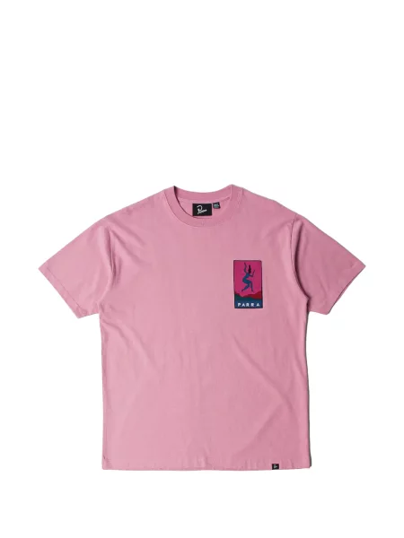 Tricou By Parra cu imagine roz