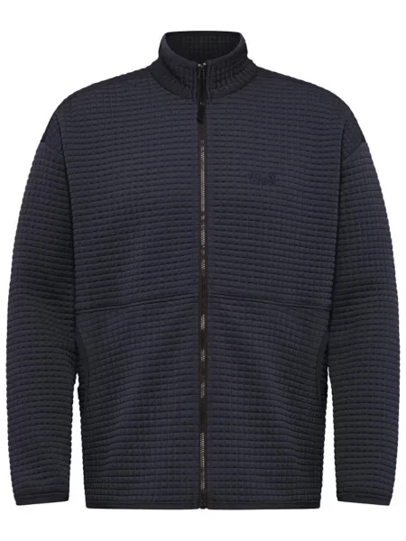 JACK WOLFSKIN Fleecová mikina MOGARI marine modrá