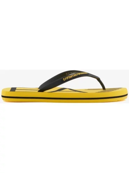 Japonki Water Sport Oversize Logo żółty 40 czarny