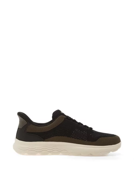Sneakerși Geox plasă negru