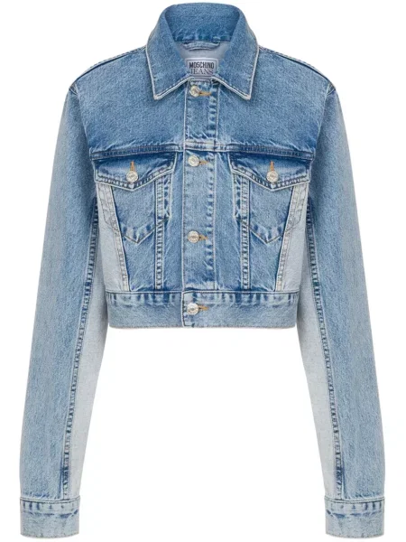 Kurtka jeansowa Moschino Jeans niebieska