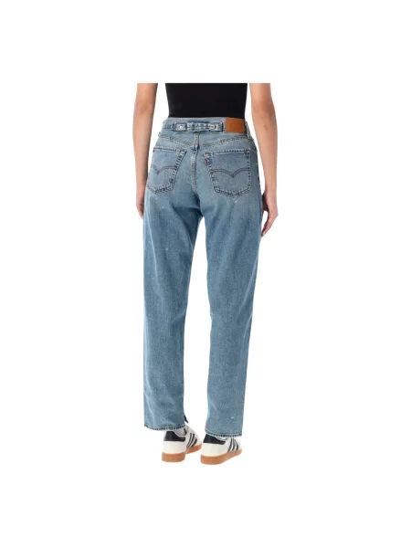 Szerokie jeansy Levi's niebieskie