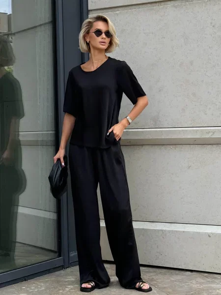 Блузка Jadone Fashion черная