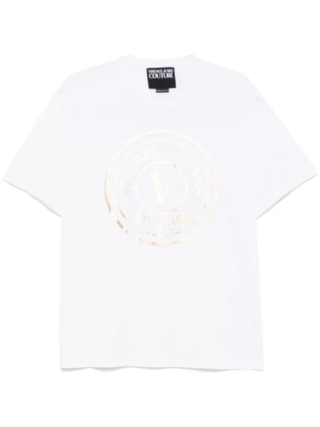 Tricou Versace Jeans Couture alb