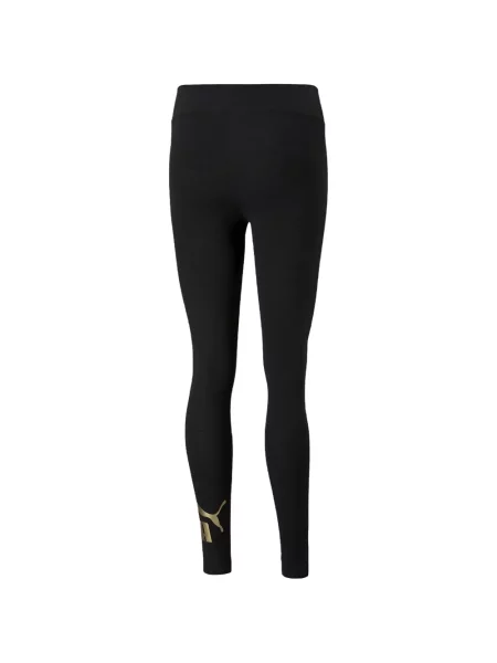 Leggings Puma cu imagine negru