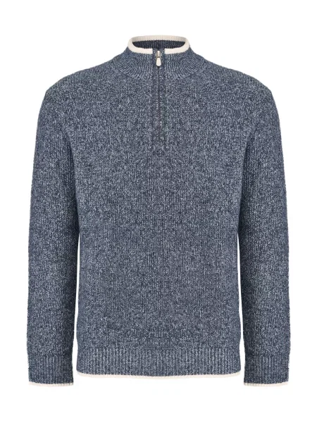 Vantory Pulover bleumarin alb