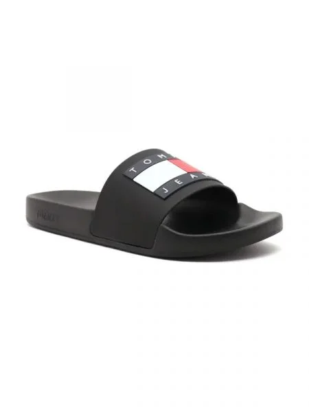 Tommy Jeans Șlapi Pool Slide Ess negru