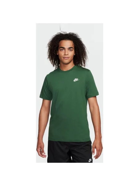 Koszulka z krótkim rękawem Nike Sportswear Club ciemny XS zielony