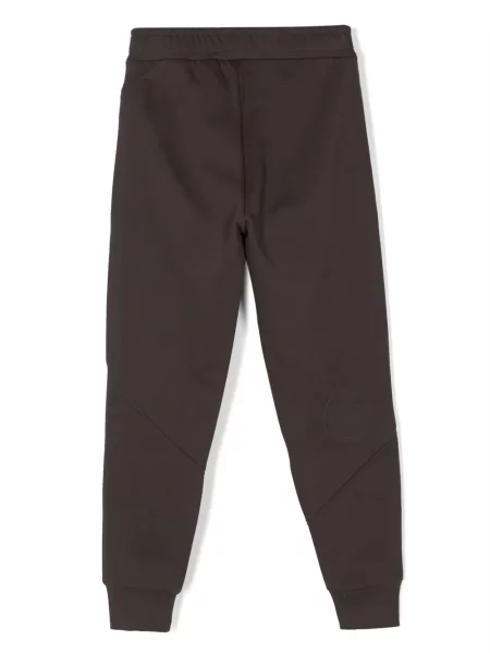 Spodnie dziecięce Emporio Armani brązowe