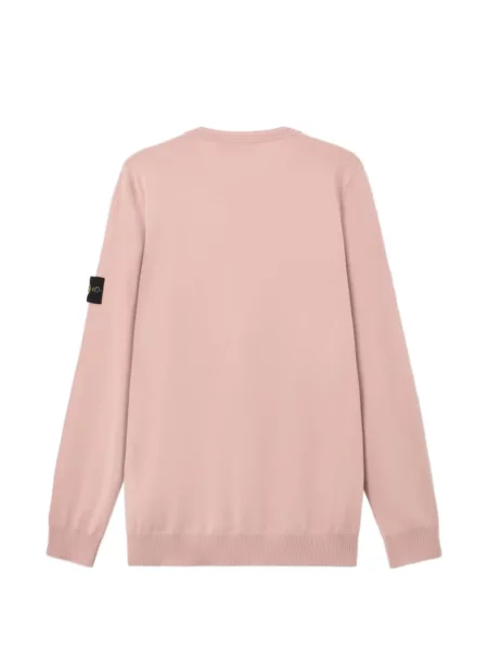 Pulover Stone Island cu strasuri roz