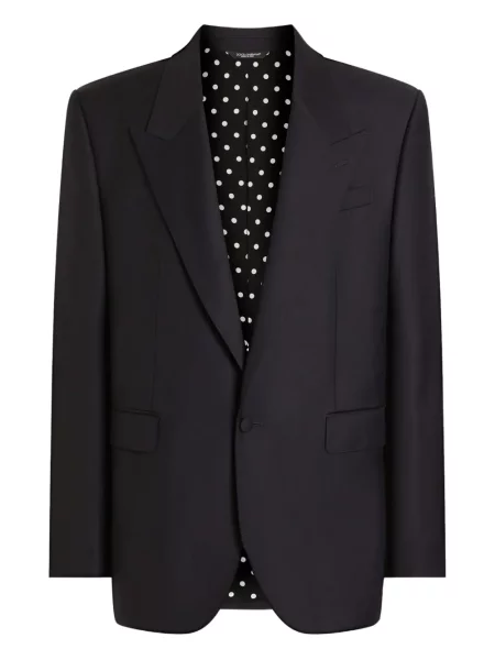 Geacă Dolce & Gabbana albastru