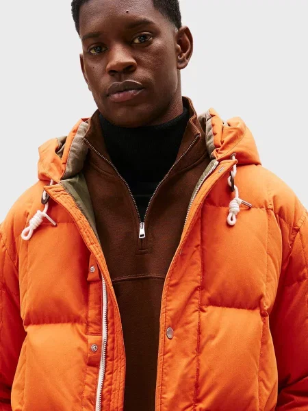Пуховик Tommy Hilfiger помаранчевий