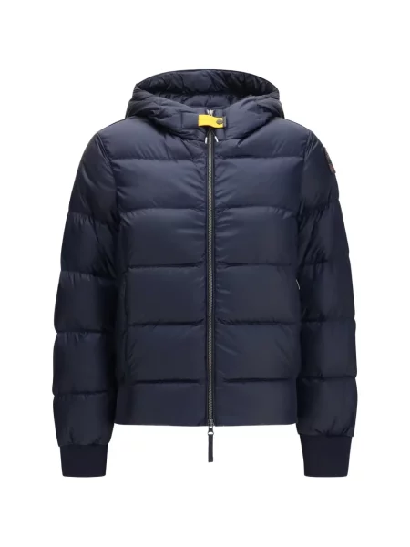 Geacă cu puf Parajumpers cu glugă albastru