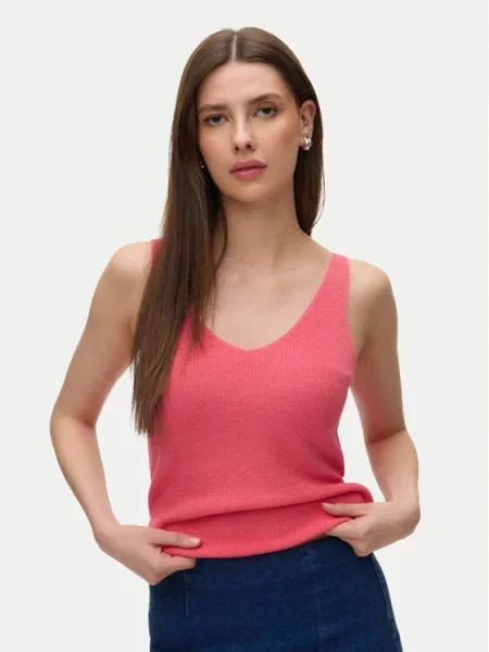 Vero Moda Top New Lex Sun Koral rdeča