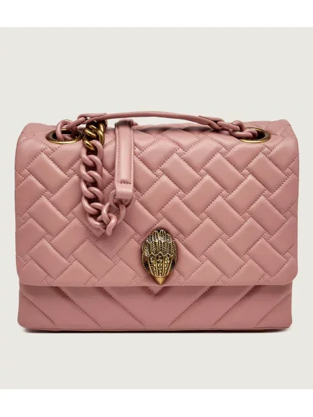 Kurt Geiger De piele geantă pe umăr The Kensington roz