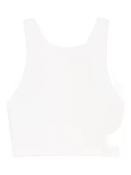 Top Calvin Klein Collection o krotszym kroju biały