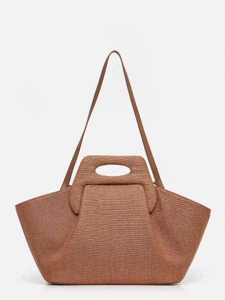 Geantă Themoirè maro