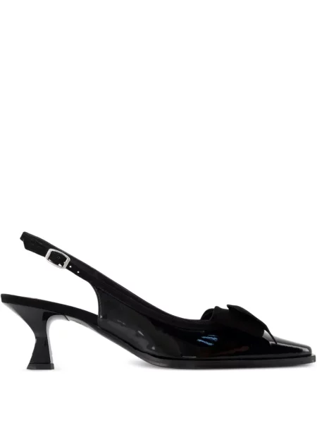 Pantofi cu toc Carel Paris cu funde slingback negru