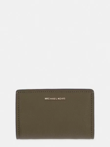 MICHAEL Michael Kors portofel pentru femei din piele verde