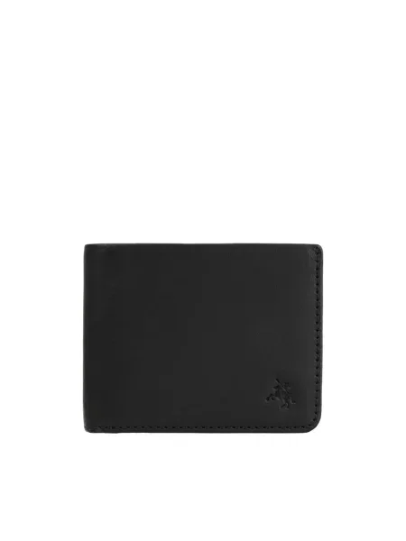 Кожаный кошелек Visconti черный
