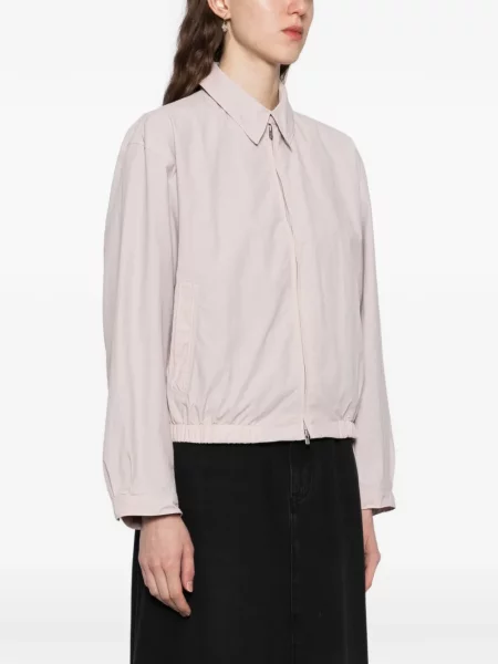 Geacă Jnby cu fermoar bidirecțional lungă roz