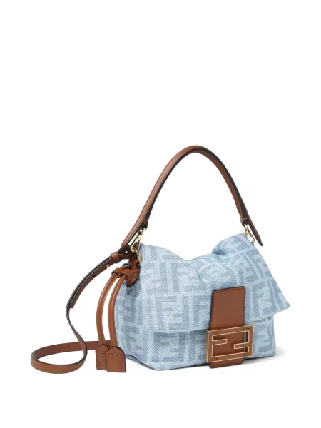 Geantă shopper Fendi albastru