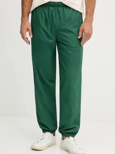 Спортивні штани Lacoste однотонні зелений