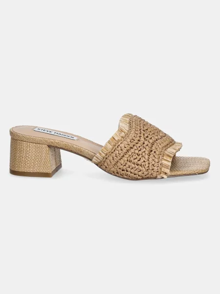 Шльопанці Steve Madden Cienega блок бежевий