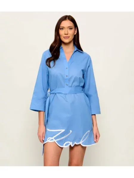 Karl Lagerfeld Jeans Rochie albastru