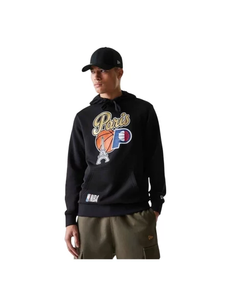 Bluza z kapturem New Era czarna