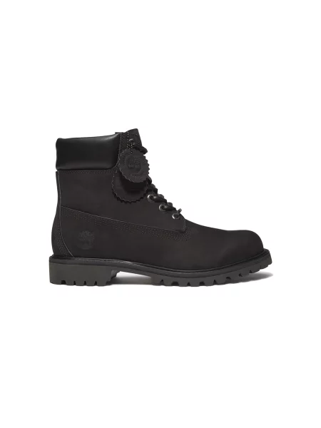 Wodoodporne botki Timberland koronkowe czarne