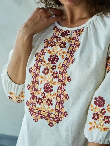 Рубашка Edelvika бежевая