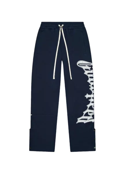 Pantaloni Godspeed alergare cu autograf albastru