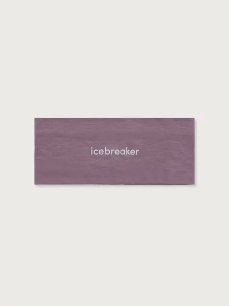 Czapka Icebreaker z wełny merino fioletowa