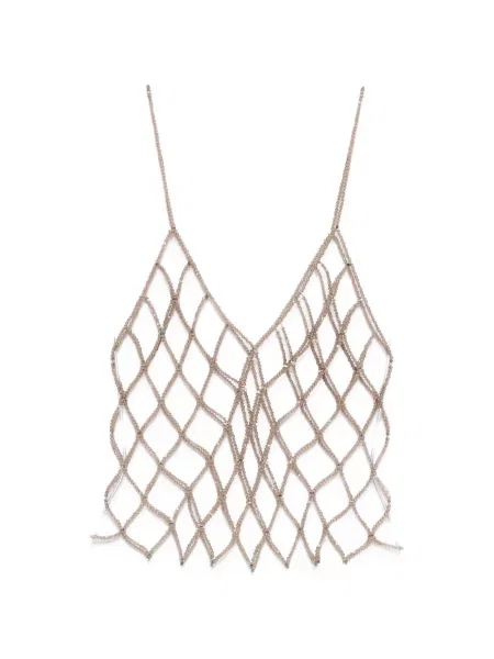 Top Panicale z koralikami