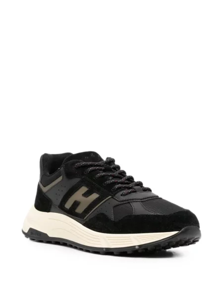 Sneakerși Hogan cu autograf negru