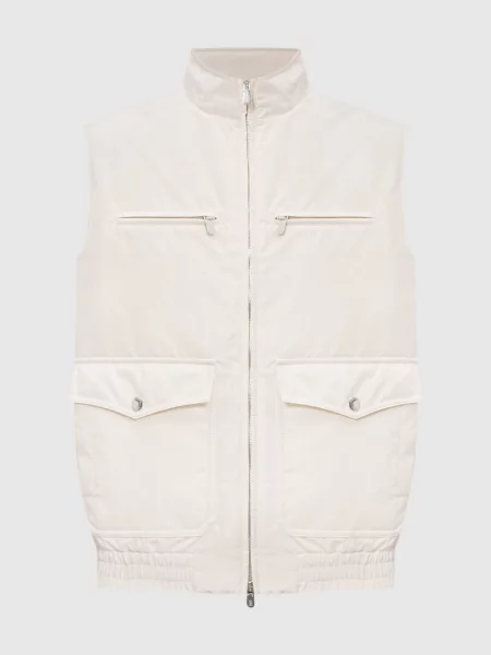 Жилет Brunello Cucinelli бежевий