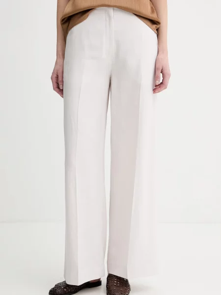 Calvin Klein hlače z lyocellom bež