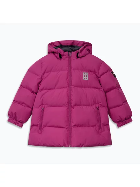 Gyerek bélelt kabát LEGO Lwjojo fuchsia. Méret: rózsaszín