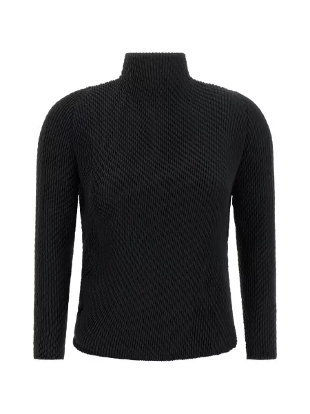 Top Issey Miyake asimetric negru