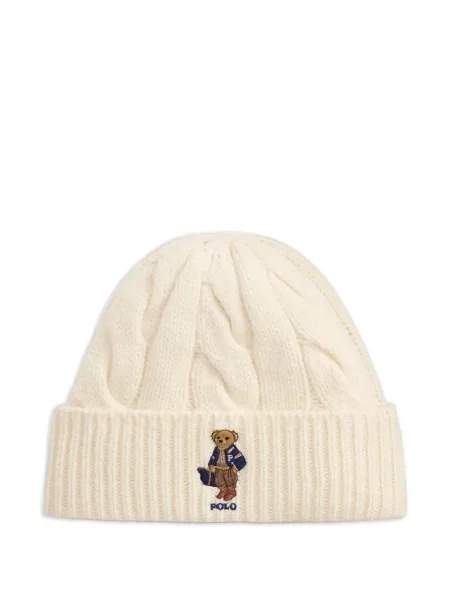 Klasszikus frottír fűzős sapka Polo Ralph Lauren fehér