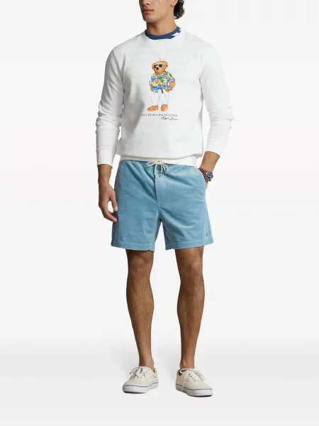Καρό κασκέτο Polo Ralph Lauren με κέντημα υφαίνω διαγωνίως κίτρινο