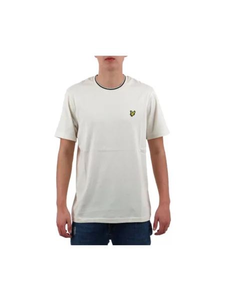 Koszulka Lyle & Scott casual biała