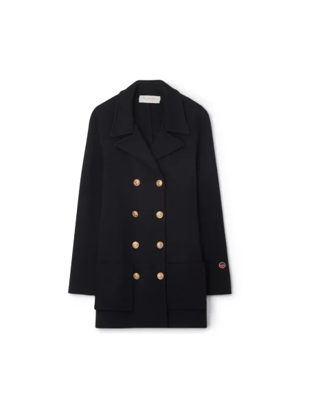 Płaszcz Busnel wełniany czarny