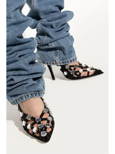 Pantofi cu toc The Attico negru